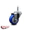 Service Caster 3'' Blue Polyurethane Wheel Swivel 7/16'' Grip Ring Stem Caster SCC-GR20S314-PPUB-BLUE-716138 - alternate 4